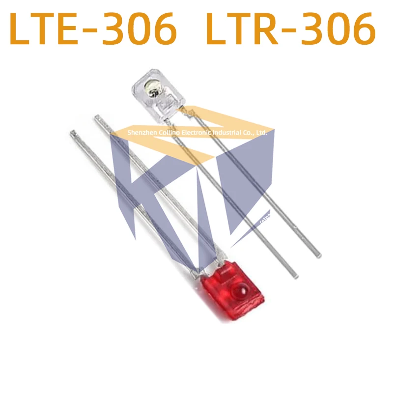 10pcs/pair LTE-306 LTR-306 DIP-2 Infrared Emitter Detector LTE306 LTR306