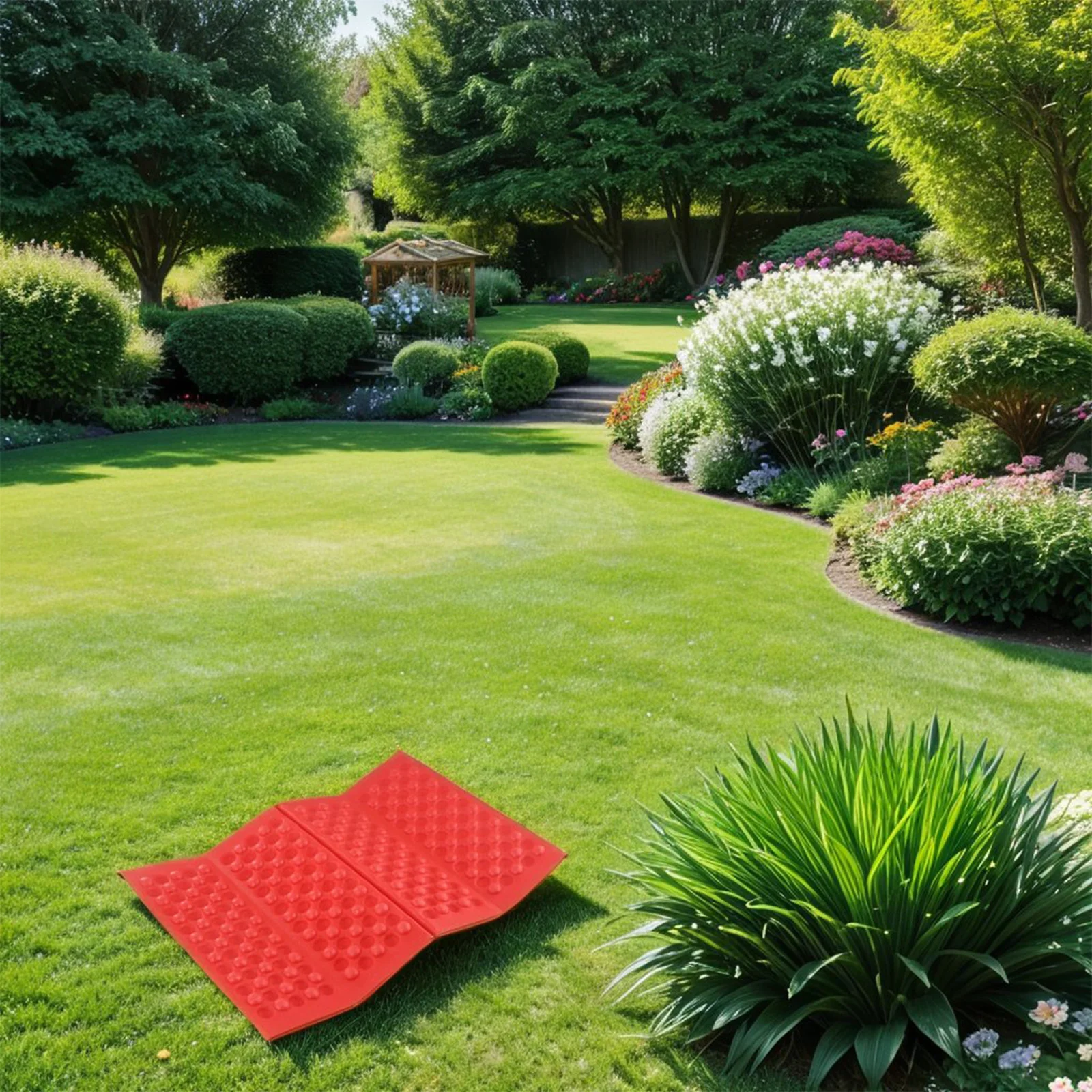 Foldable Outdoor Camping Moisture-proof Pad Seat XPE Cushion Portable Chair Mat 385x275x11m Outdoor Camping Accessories Practic