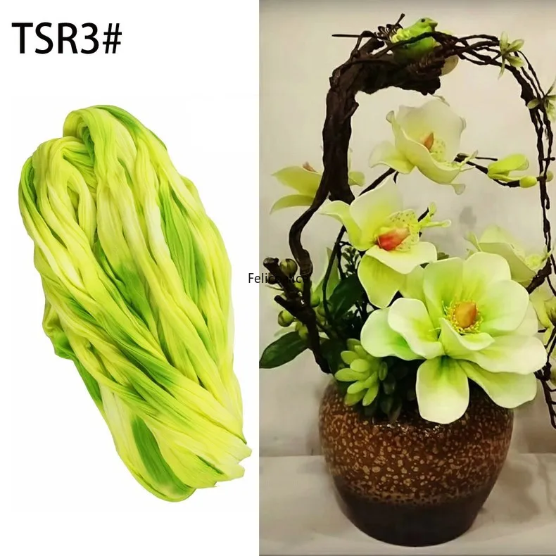 2pcs/lot Multicolor Tensile Nylon Stocking Flower Accessories Decorations Material For Making Flowers Wedding Decorative