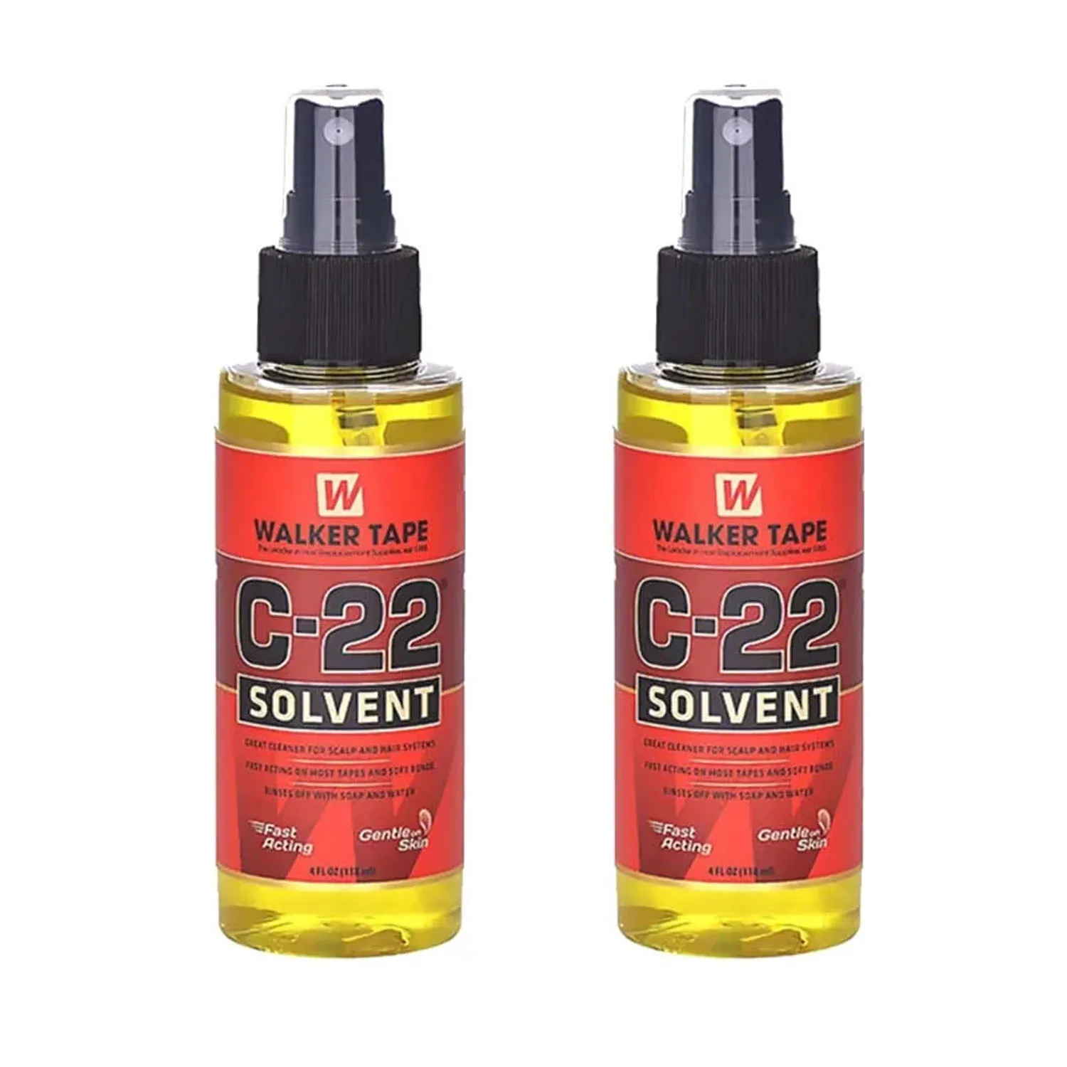 4 FL OZ 118 مللي شريط ووكر C-22 مزيل المذيبات منظف رائع لأنظمة فروة الرأس والشعر سريع المفعول على معظم الأشرطة