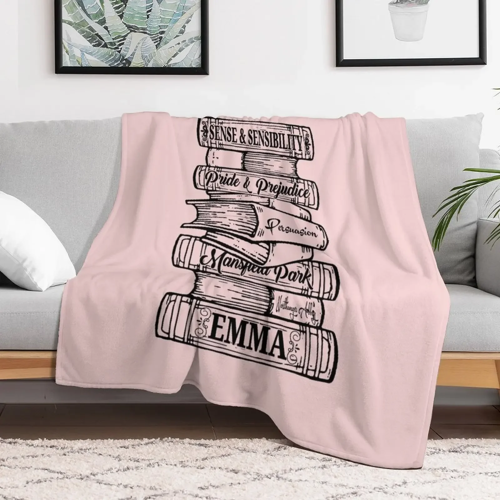 Jane Austen Vintage Book Club Mr. Darcy Fans Literary Quotes Gifts Throw Blanket Luxury St Blankets For Sofas Blankets