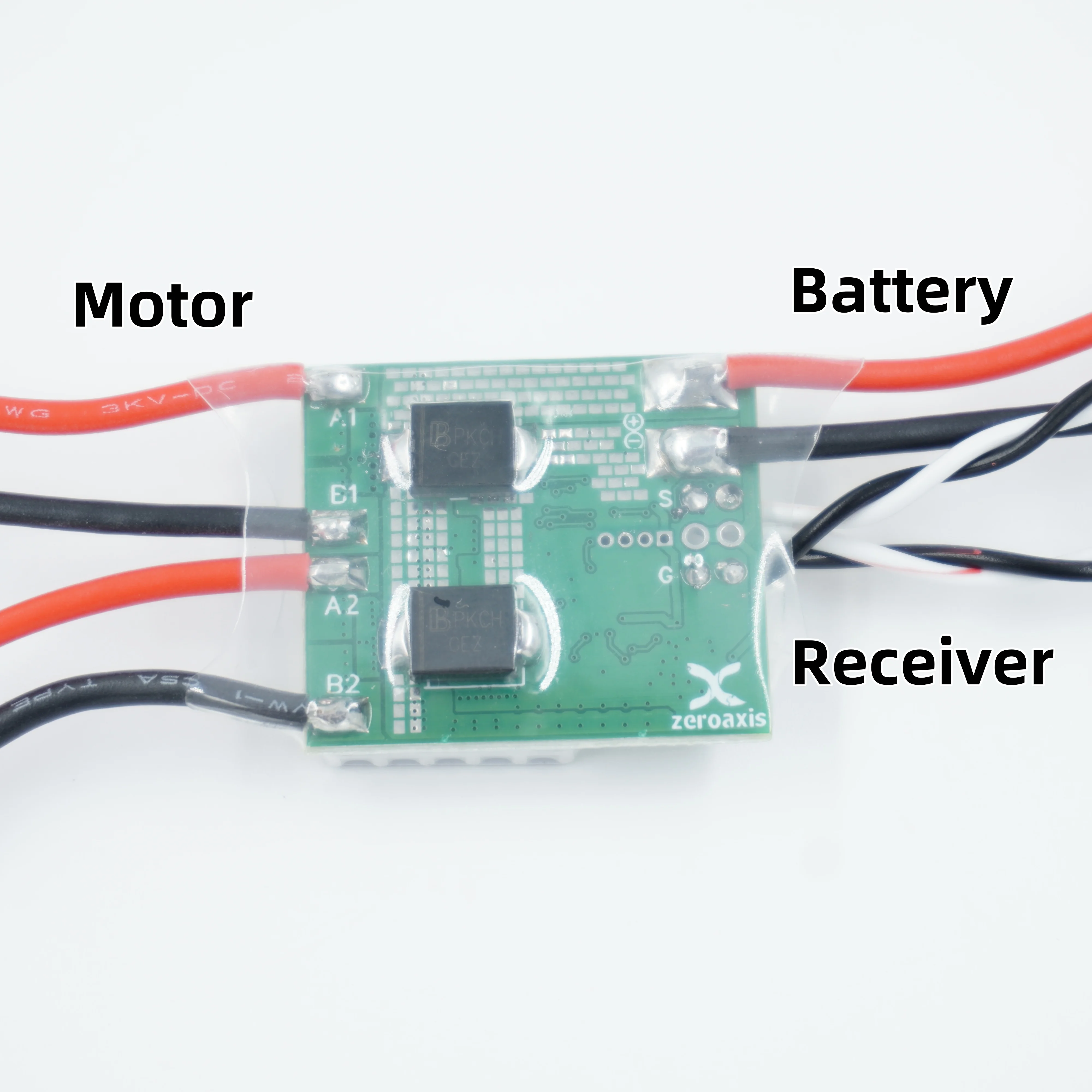 2-6S 30A geborstelde tweekanaals bidirectionele ESC met tankmixer voor rupsvoertuigen en boten (PWM-signaal)