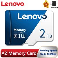 Lenovo Ultra micro TF SD Card 128GB 256GB 512GB A1 U3 SD Card 2TB 1TB SD TF Flash Card Memory Card Class 10 for Phone