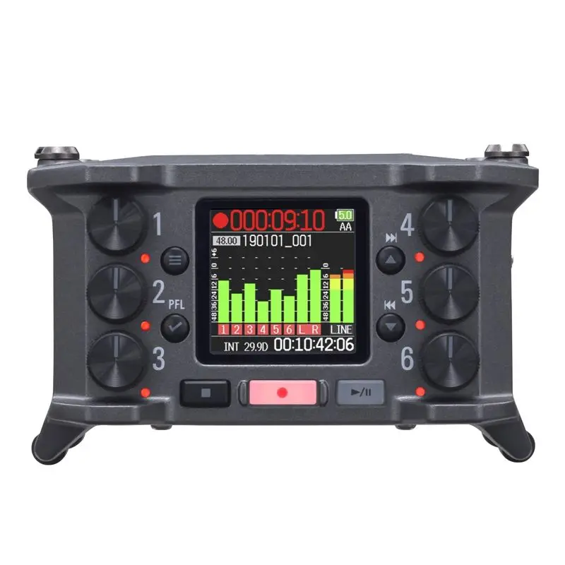 Multi-track field recorder, video recording, audio interface sound card