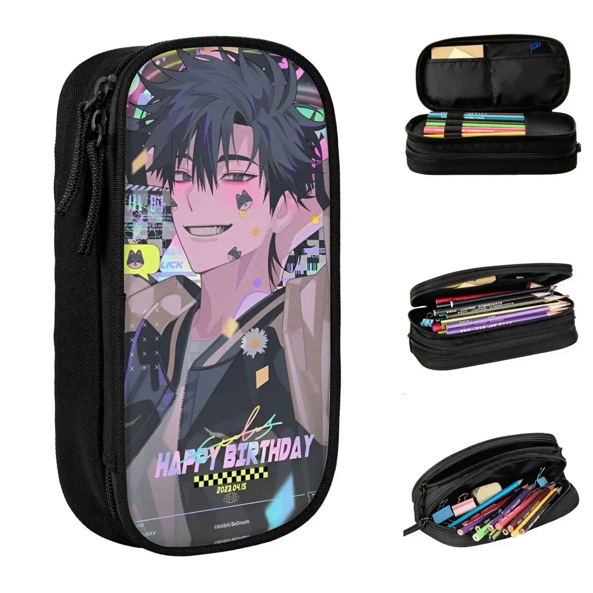 

Link Click Cheng Xiaoshi Pencil Case Fun Pen Bag Kids Big Capacity Office Cosmetic Pencil Box