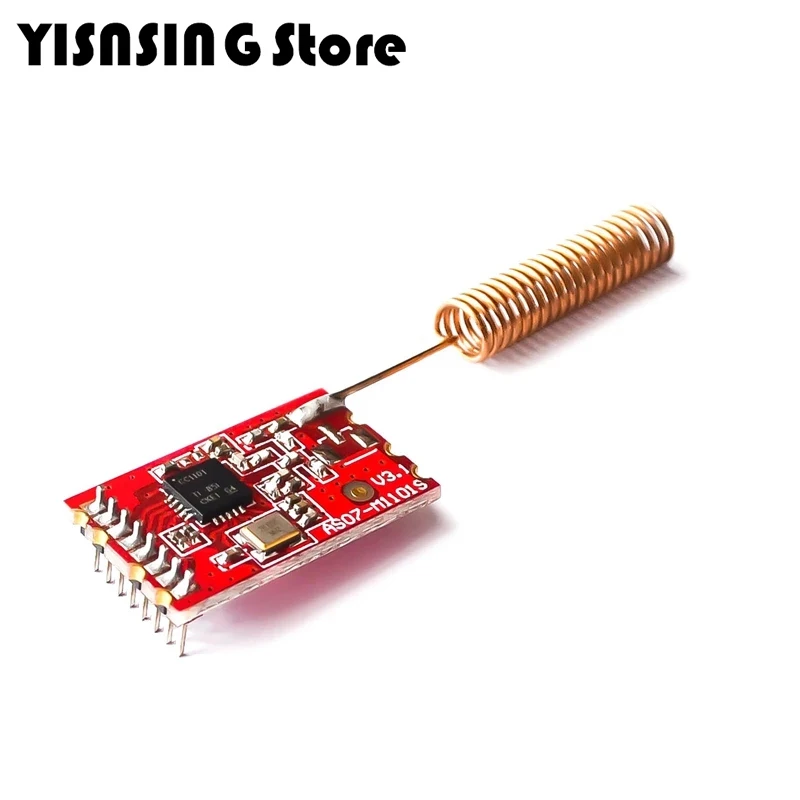 433MHz 868MHz CC1101 10mW Wireless RF Transmitter and Receiver Module NRF905/SX1212/Si4432 Board with Spring Antenna