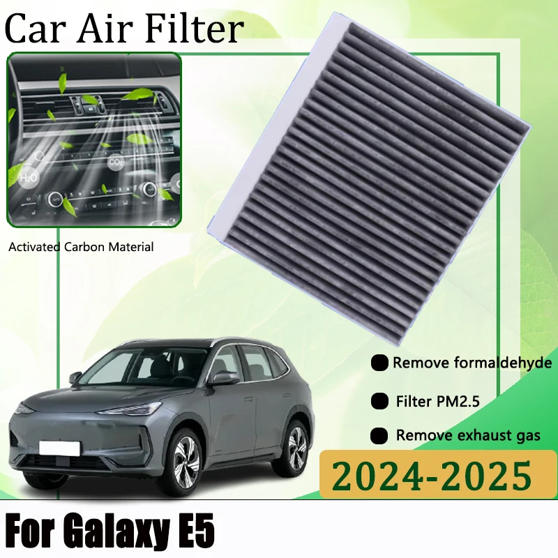 

For Geely Galaxy E5 Proton eMas 7 2024 2025 Air Conditioning Filter Car Filters Front Grille Activated Carbon Cabin Filter Parts