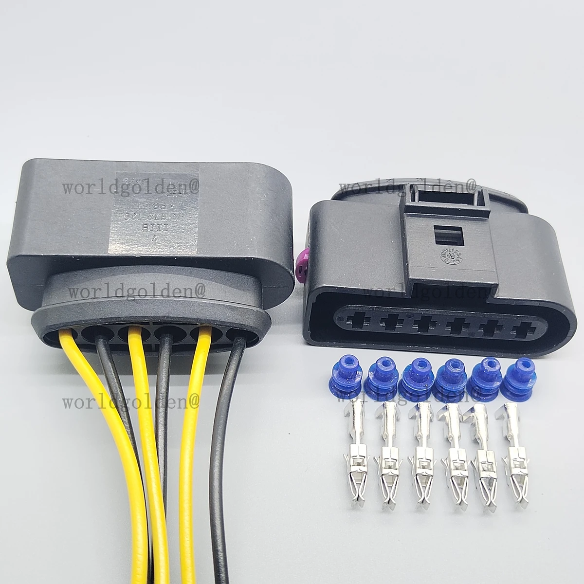 1J0973726 Auto Pre‑wired Plug Kit car connector for Universal Vehicles Exterior Lamp Sensor Harness Renewal