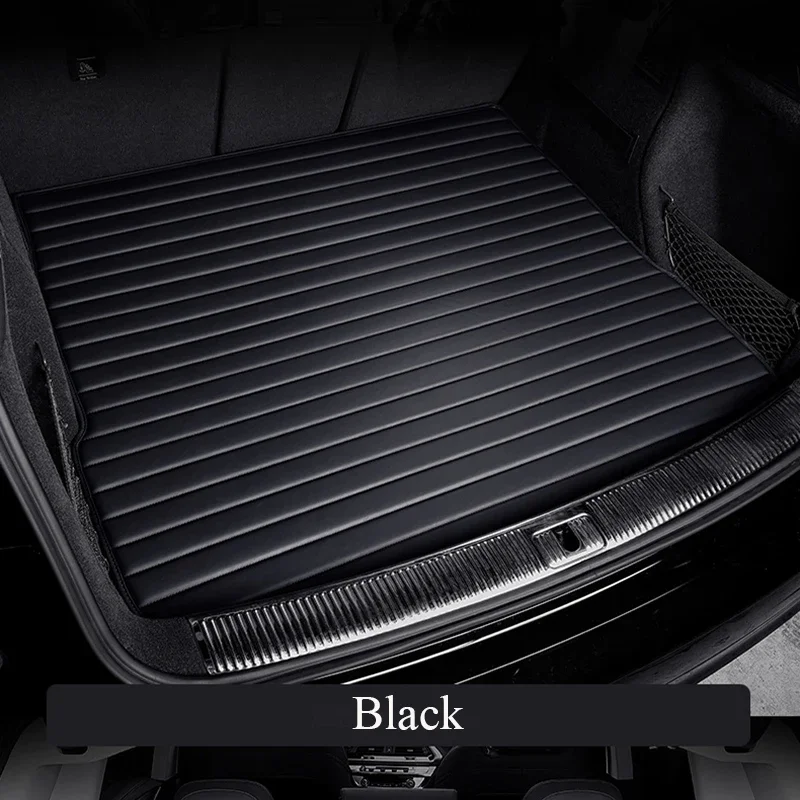 

High Quality Striped Style Artificial Leather Car Trunk Mat for Ford Ecosport 2018-2022 Escort 2021-2022 2015-20 Car Accessories