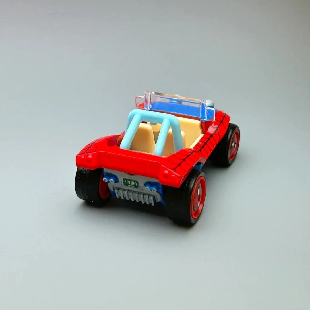 ホットウィール プレミアム ポップカルチャー マーベル シリーズ 1:64 ダイキャスト スパイダーモービル 合金車モデル コレクタブルビークルおもちゃ 男の子ギフト