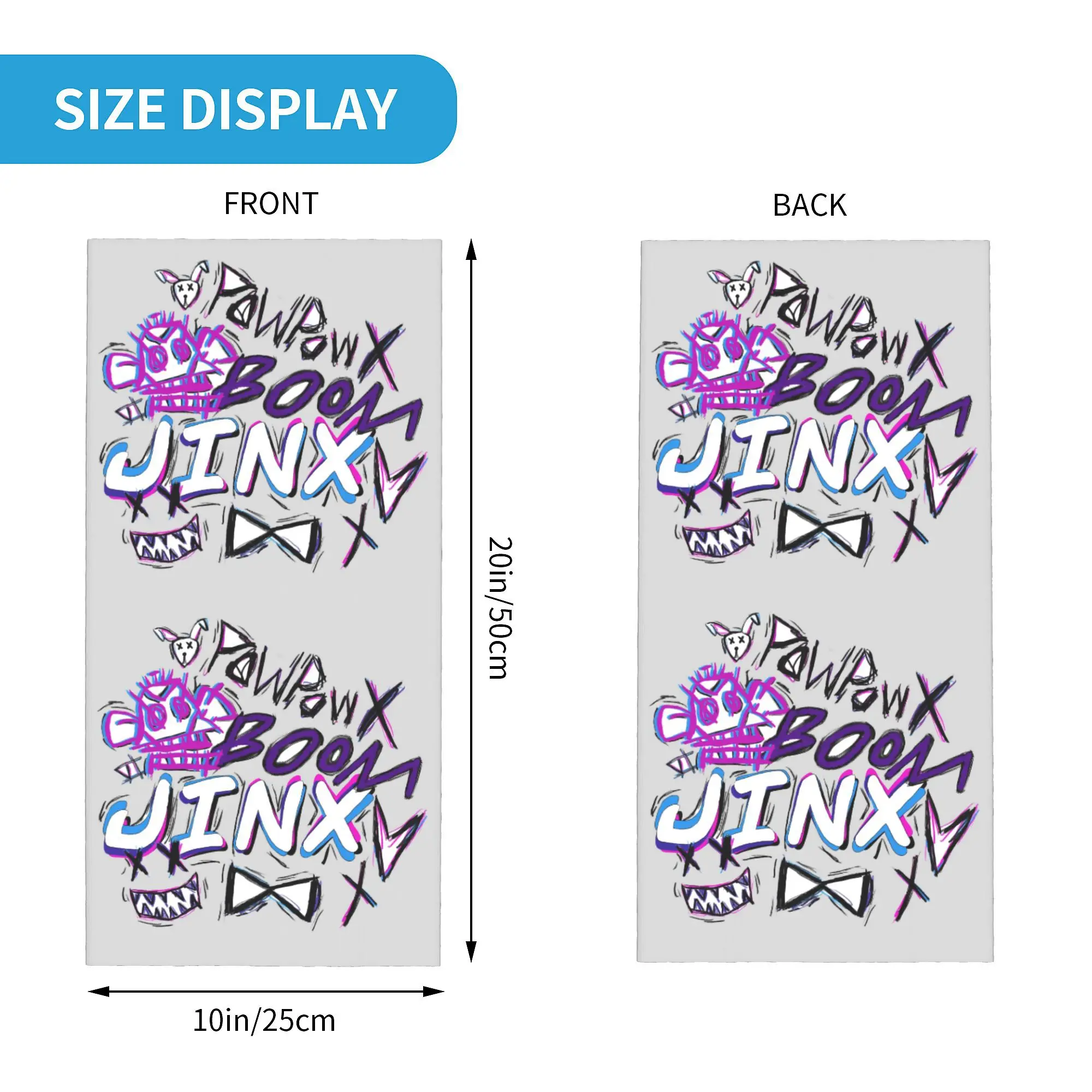 مخصص J-Jinxs لعبة القرد شعار باندانا الشتاء الرقبة أدفأ الرجال يندبروف التفاف الوجه وشاح للمشي الجراب عقال