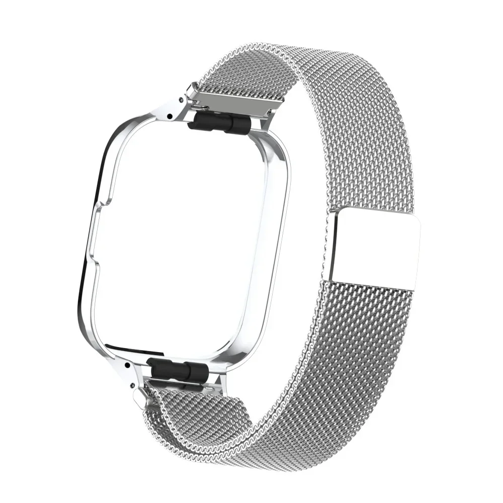 For Redmi Watch 3 Active Metal bracelet for Redmi Watch 3 Lite Band Cover Strap Xiaomi Watch 3 Magnetic loop+Case