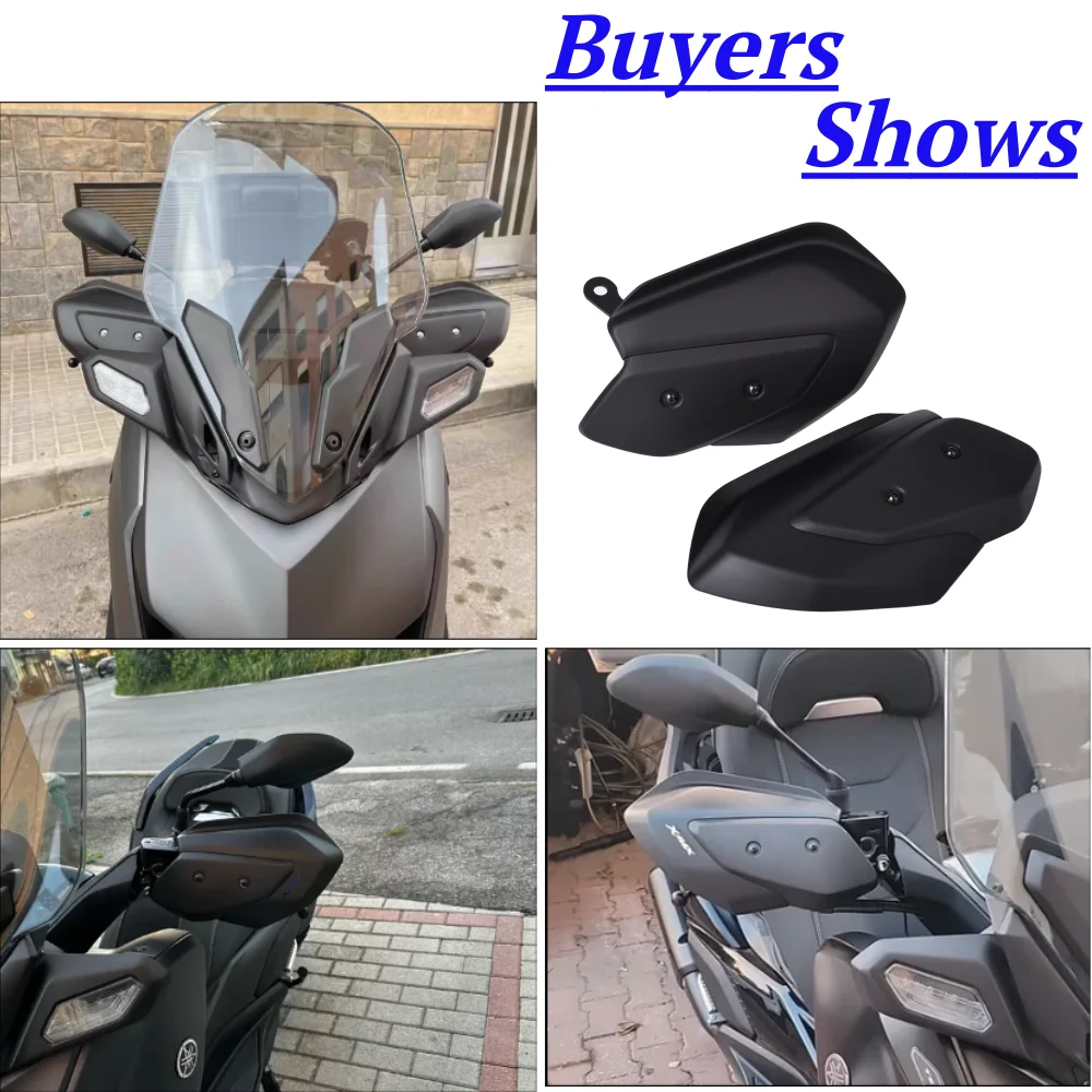 รถจักรยานยนต์ Handguards Handlebar Guards สําหรับ Yamaha X-MAX XMAX 300 125 2023 2024 X-MAX300 XMAX300 Hand Guard Shield