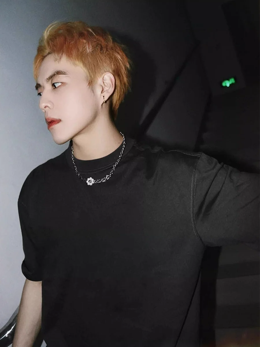 

Мужская хлопковая футболка свободного кроя Bla с коротким рукавом, дышащая, удобная, FOG MIKI ENTIALS, модный американский бренд, молодежная модель