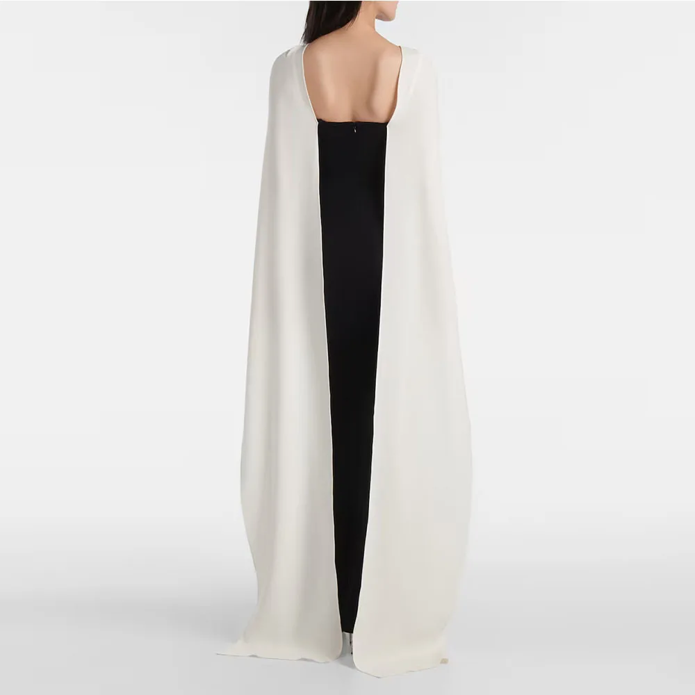 Modern Black Evening Gown For Women Mermaid Formal Party Dress Straps Prom Dress Floor Length Appliques Saudi Arabia Dress