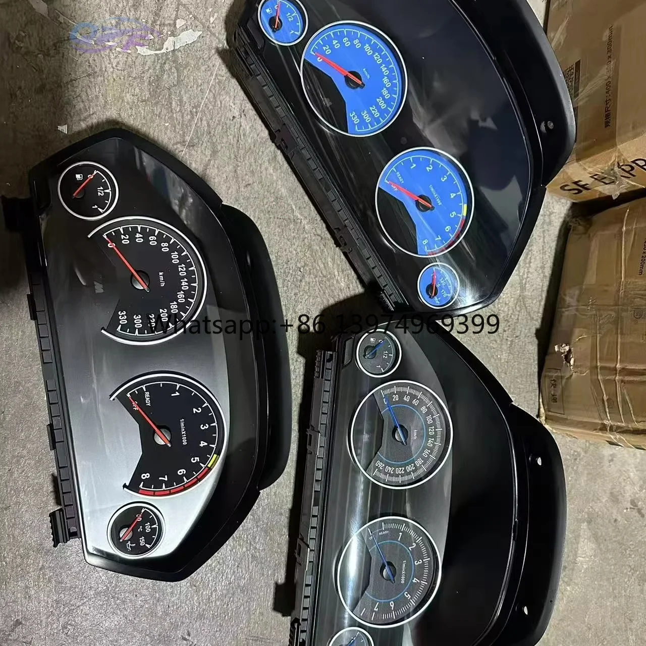 Digital Cluster 12.3 Inch for BMW X3-F25 X4-F26 X5-F15 X6-F16 2011-2017 6wb LCD Dashboard Cockpit Speedmeters Seconds Startup