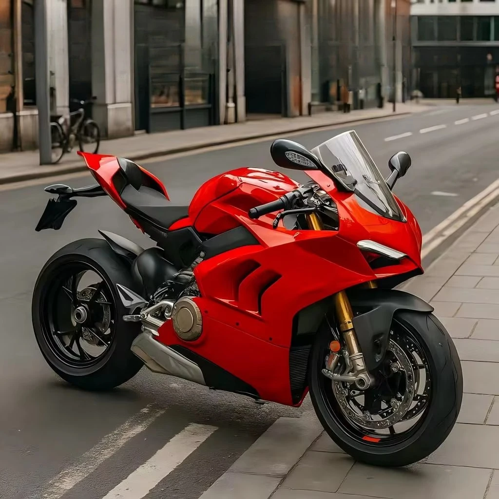 OEM 3K 100% Dry Carbon Fiber Motorcycle SPL Fixed Wing for  Panigale V4 V4S Carbon Fiber Fairing Kit Wholesale