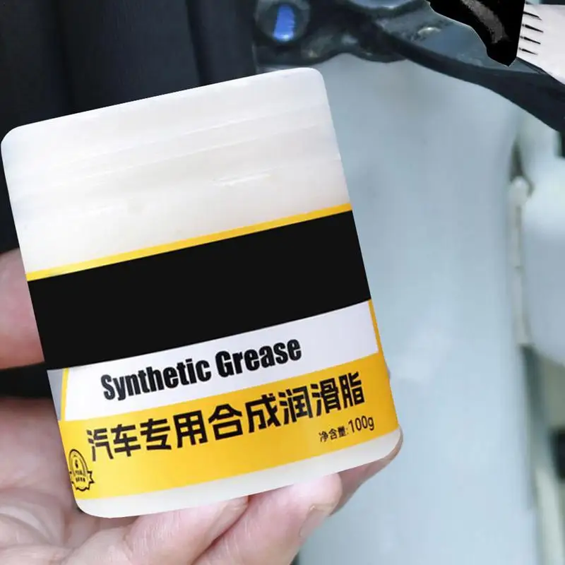 100g Car Lubricant Grease Car Detailing White Grease Automotive Lube Long-Lasting High Temperature Grease All Purpose Car Grease