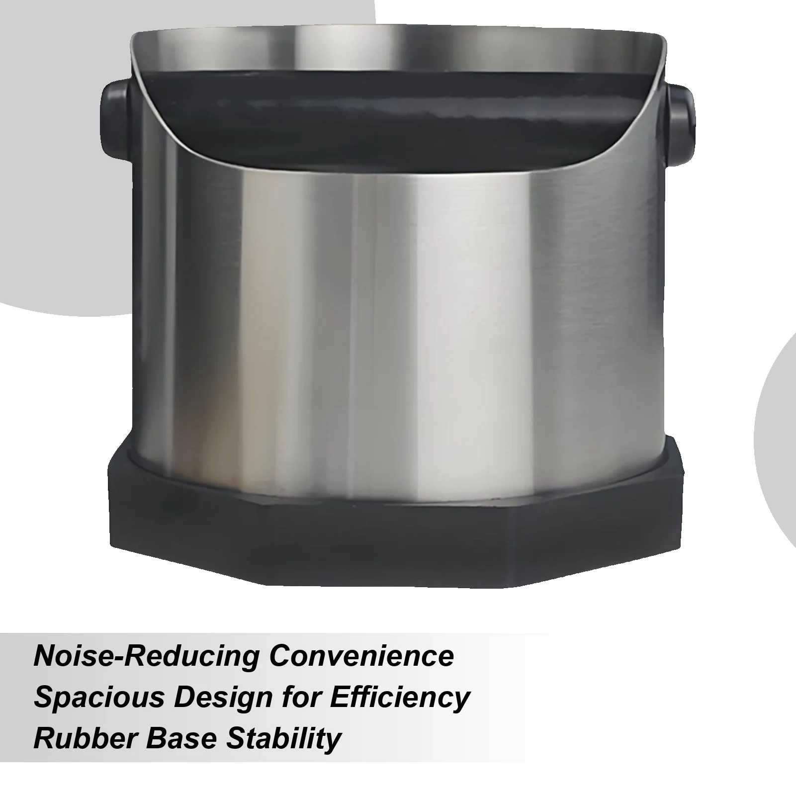 

Espresso Grounds Knock Box Stainless Steel Container 750ml Knock Box Espresso Accessories For Home Countertop Bar Hotel Cafe