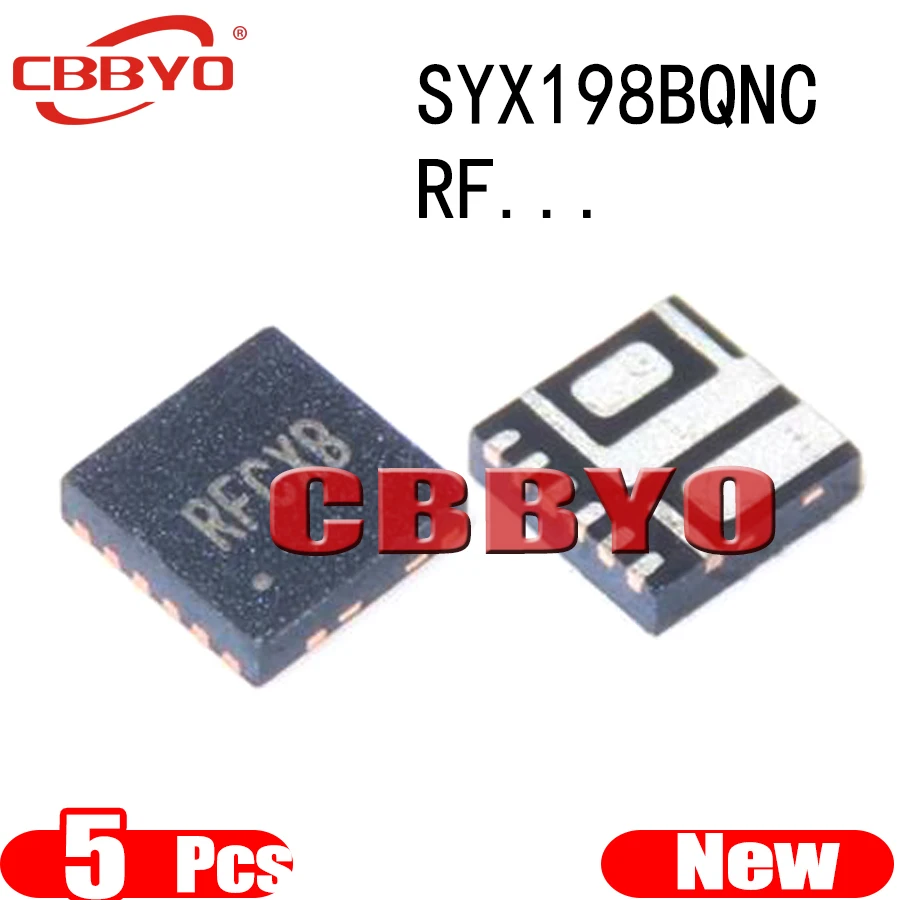 (5piece)100% New SYX198 SYX198B SYX198BQNC RF3EZ RF4MF QFN-6 Chipset