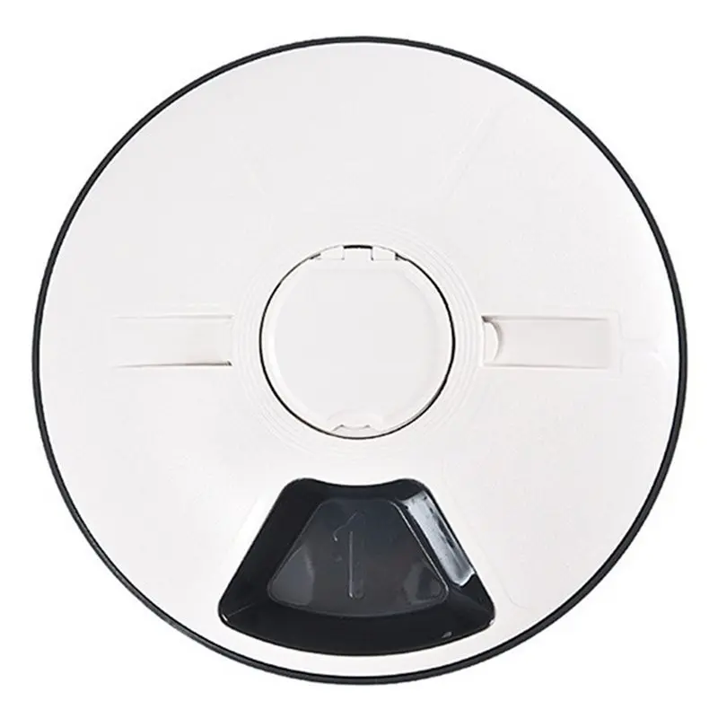 MAKE-Food Dispenser For Domestic Pets, Smart Cat Feeder With 6-Meal Timer For Dry And Wet Food