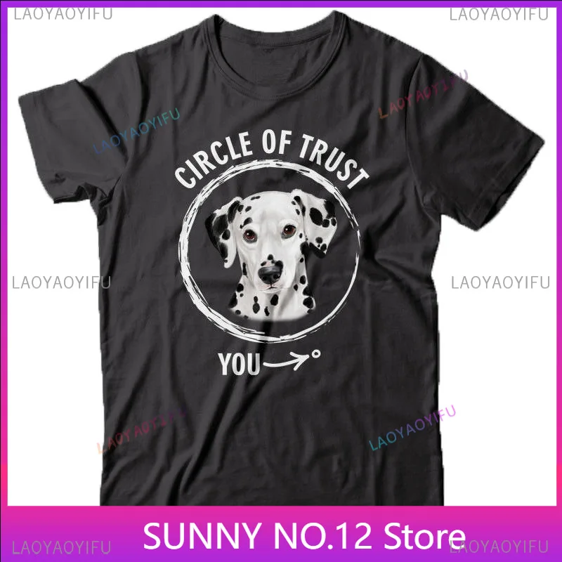 

Футболка мужская базовая с круглым вырезом, модный круговой далматинский подарок для любителей собак, повседневный настраиваемый Топ