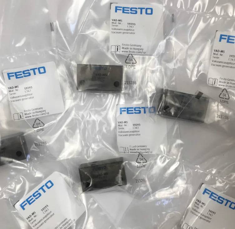 

New original FESTO vacuum generator 19293-VAD-M5 14015-VAD-1/8 9394-VAD-1/4 19294-VAD-3/8