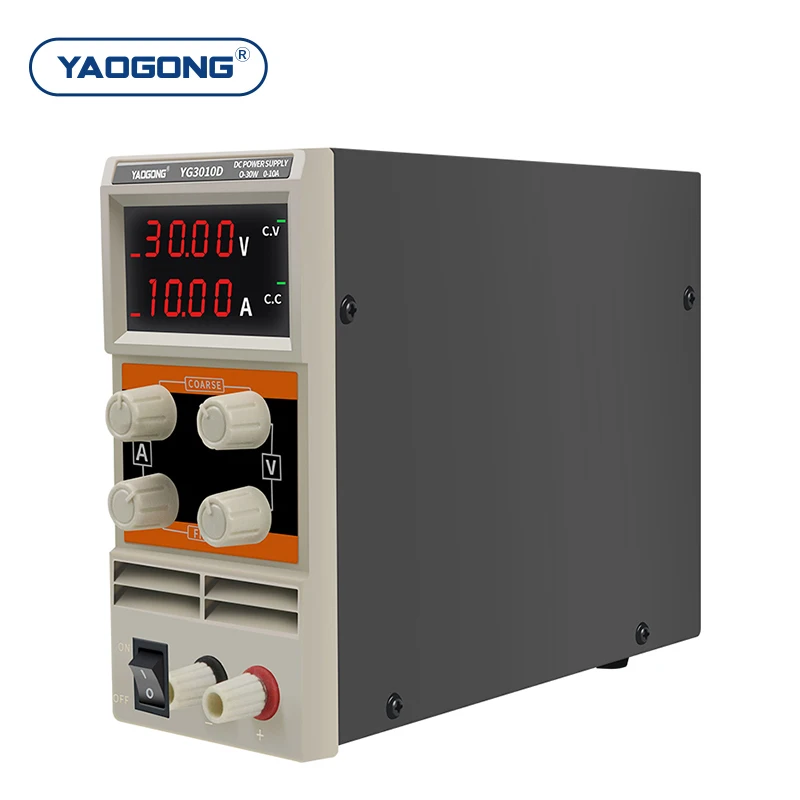 

YAOGONG 305D 3 4 Bit 30V 5A Digital Regulated Voltage Test Machine Phone Repair Tool Variable Adjustable Switch DC Power Supply