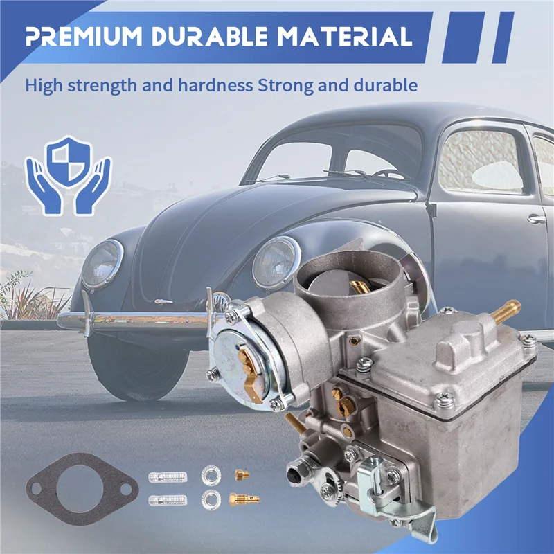 

1600Cc Dual-Port Engine Carburetor 34PICT-3 For VW Beetle Super Beetle 1971-1979 Automatic Choke 113129031K 98-1289-B