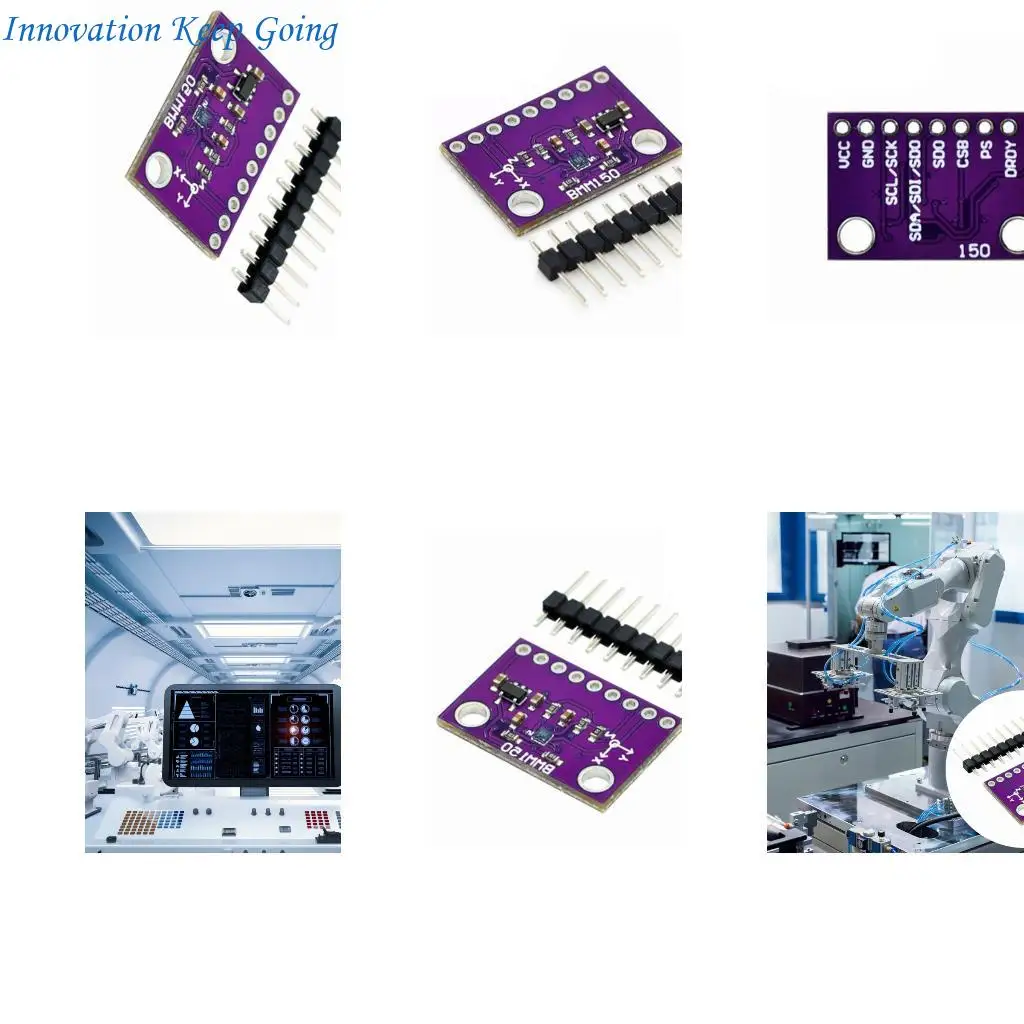 E65C Small Form Factor 3 Axises Magnetometer Module with Real Time Data Output