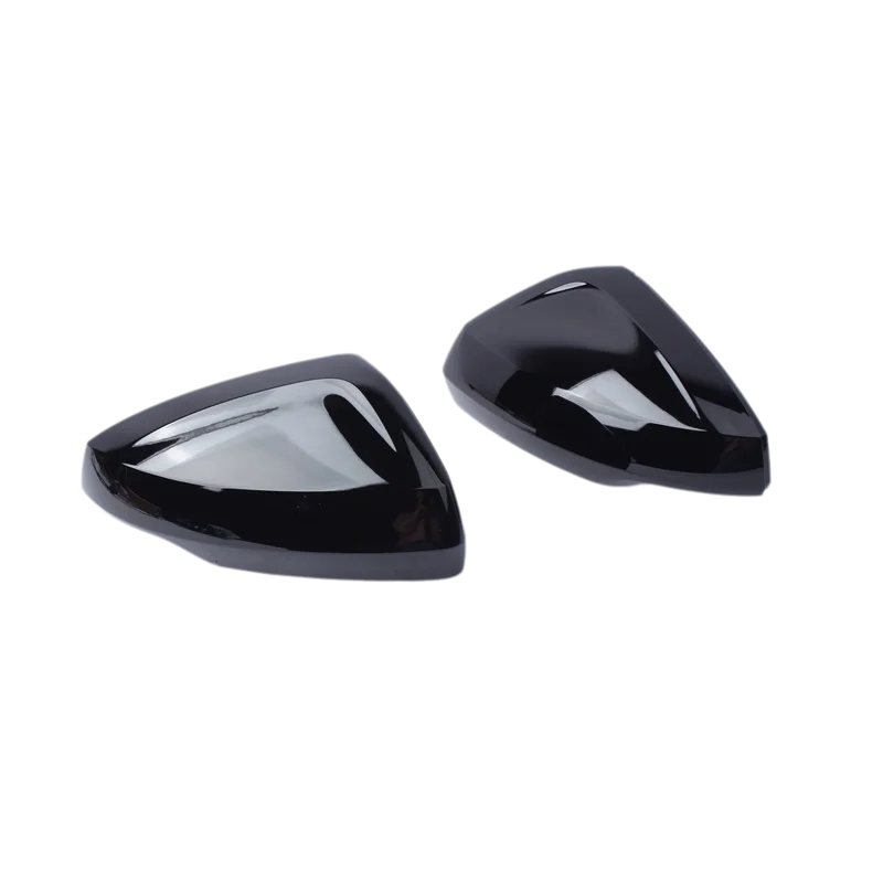 for VW Volkswagen Polo AW1 BZ1 2017 2018 2019 2020 2021 2022 2023 2024 2025 Gloss Black Rearview Side Wing Mirror Cover Tuning