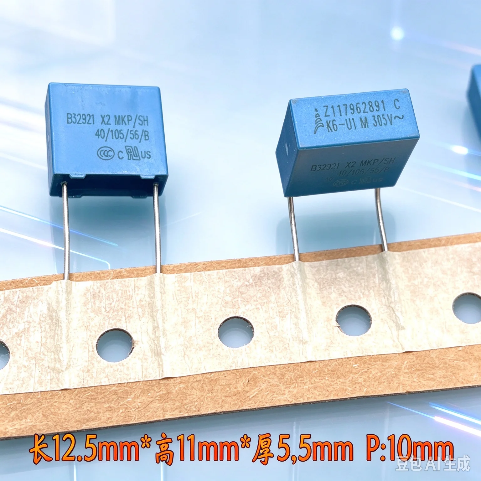 For EPCOS MKP 104 100nf 0.1uf 305v X2 Safety Capacitor B32921C3104  100pcs