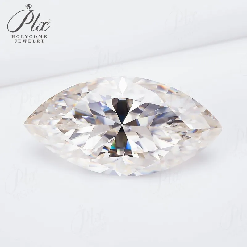 

0.1ct-10ct Marquise Cut Moissanite Beads D White Brilliant Cut Quality Loose Stones For Wedding Jewelry Anniversary Gifts Ring