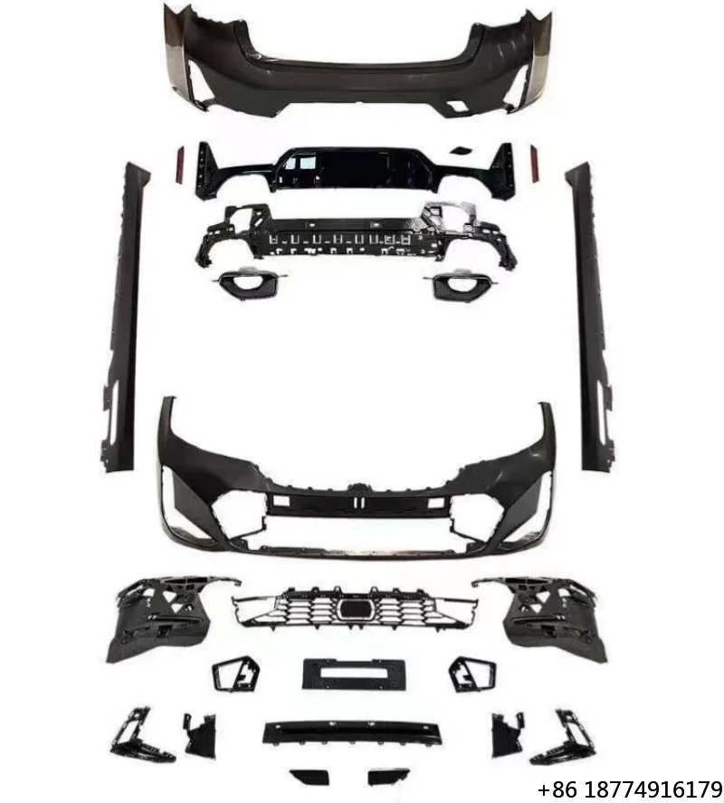 

New G20 Upgrade 2023-2026 New G20 LCI MT Style Front Rear Bumper Whole Bodykit for G20 G28 320i 330i 325d 328ix Body Kits