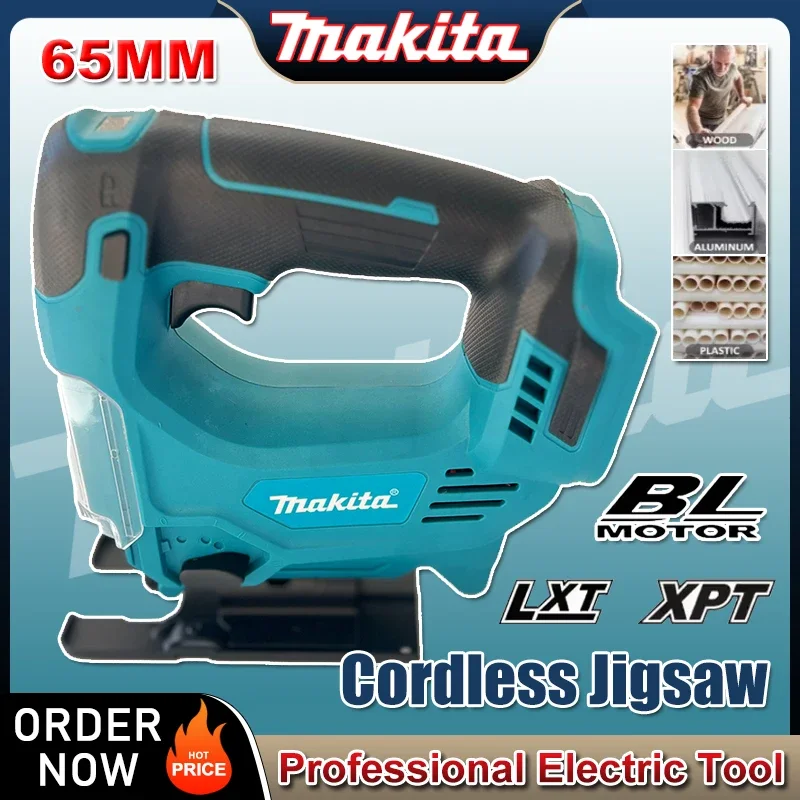 

Makita Portable Cordless Jigsaw Electric Tool Woodworking Multi-Function Design Compatible with 18V Battery