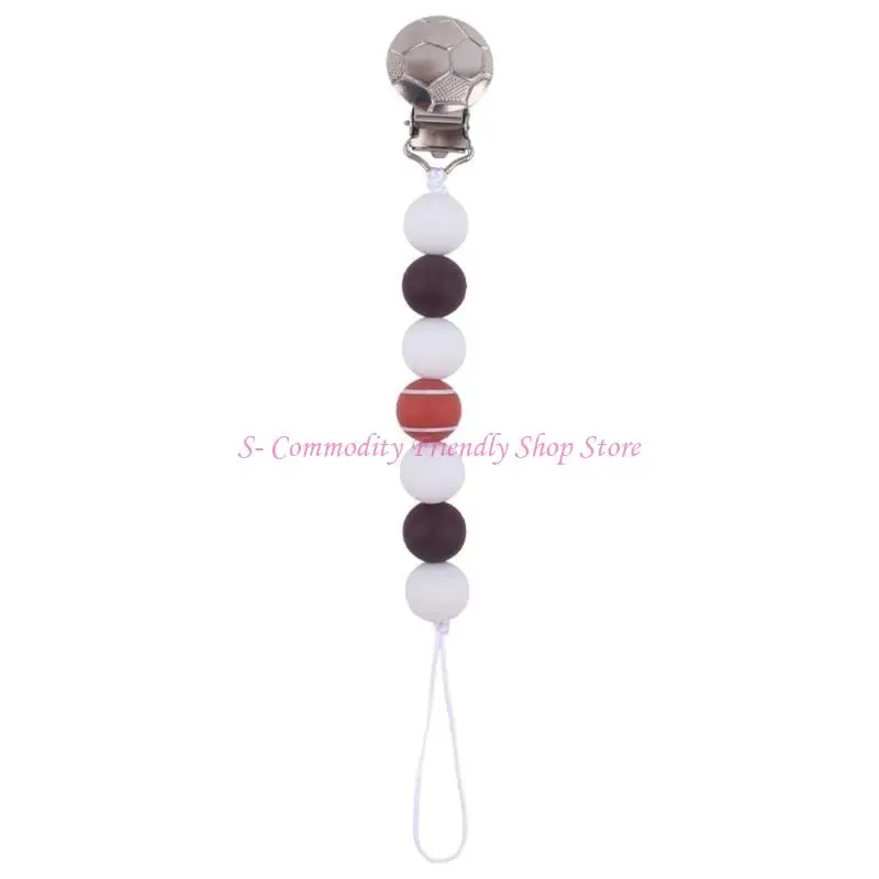 85AE Metal Pacifier Clips for Baby Silicone Teethers Toy Chain Newborn Shower Gift