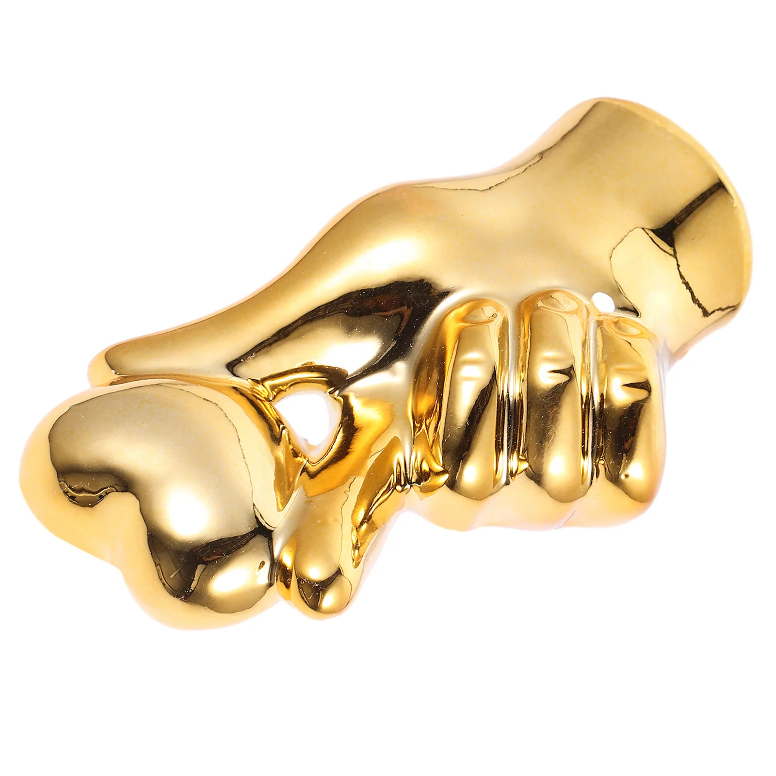 

Ceramic Hand Gesture Statue Heart Gesture Sculpture Elegant Desktop Ornament Home Office Art Craft Decoration Hand Statue