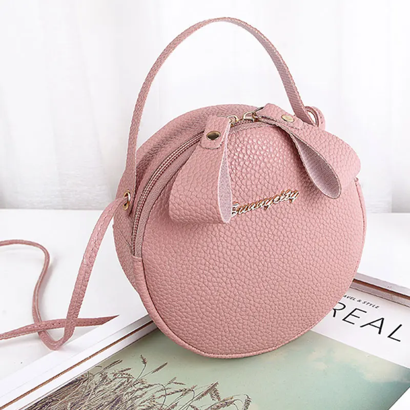 

Fashion Women Handbag Small Round Circle Bag Girl Cute Shoulder Messenger Bag Beauty Hand Bags For Women Bolsos Sac A Main