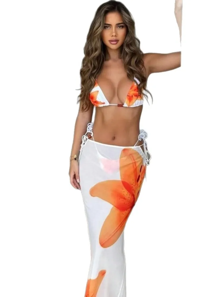 3 Piece Sets Swimwear Cover-Ups Swimsuit Sexy New Push Up Bikinis Set Brazilian Bathing Suit Women Beachwear Biquini Suits 2026 view 5