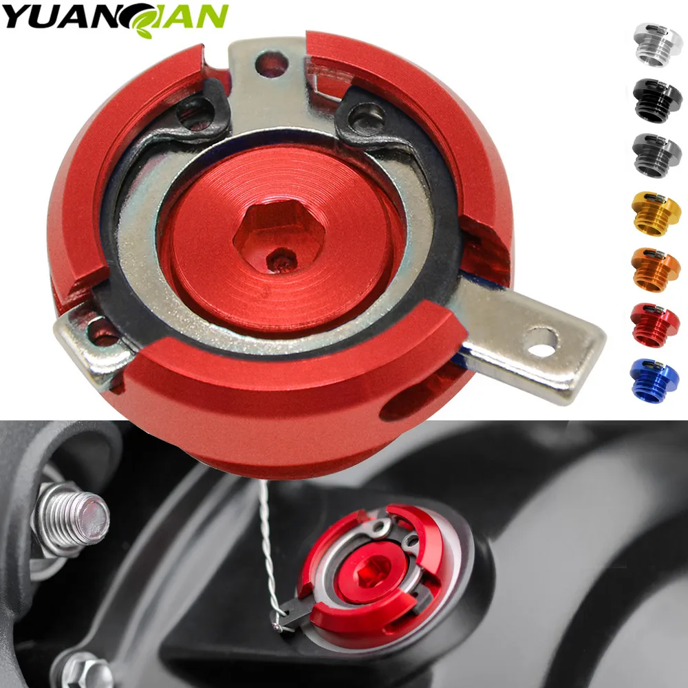 YUANQIAN otorcycle Engine Oil Filter Cup Plug Cover Screw For YAMAHA TMAX 530/500 T-MAX 530/500 TMAX530 TMAX500 MT/FZ 09