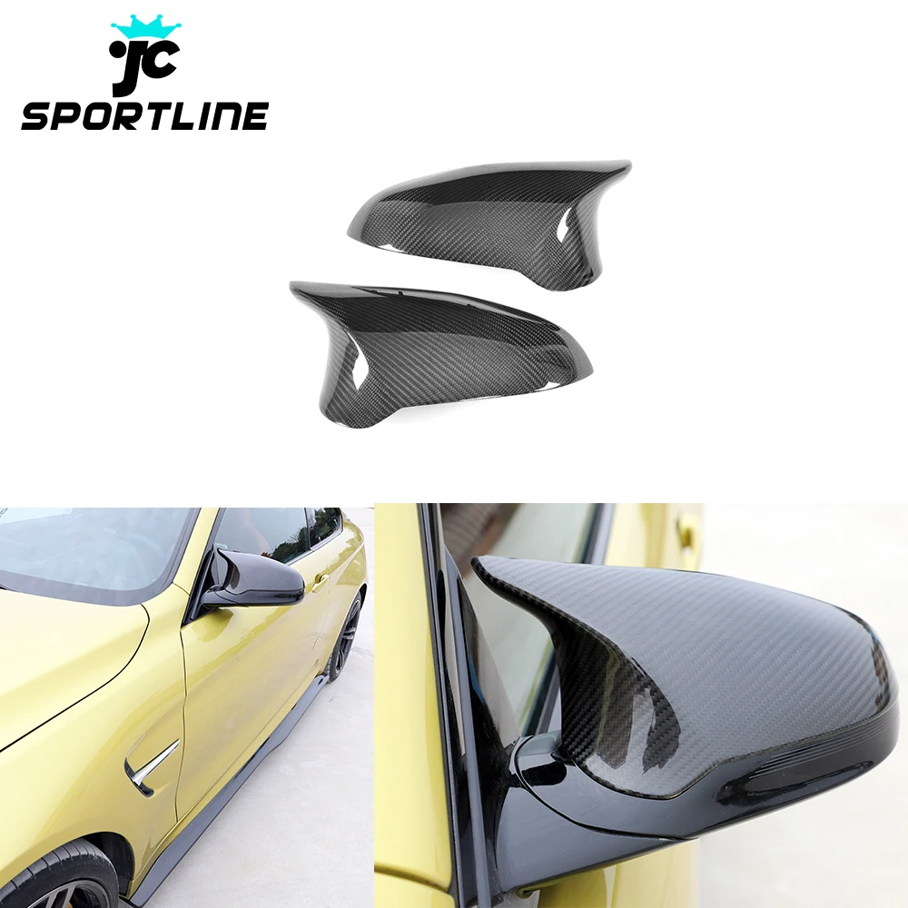 Carbon Fiber F82 M4 Rearview Mirror Cover For BMW F80 M3 Sedan 2014-2019