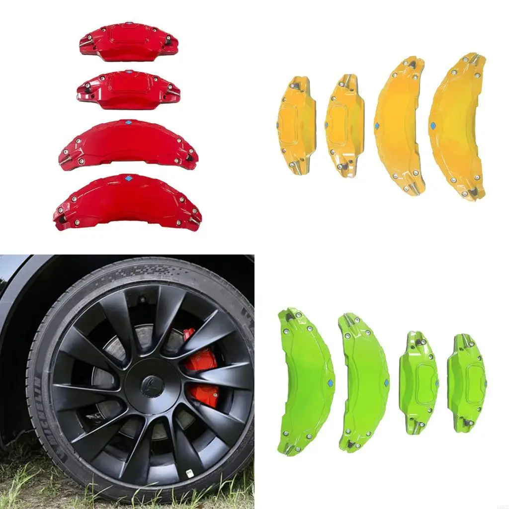 

Sport Brake System Protector Aluminum Brake Component Cover for Vehicle H9EE