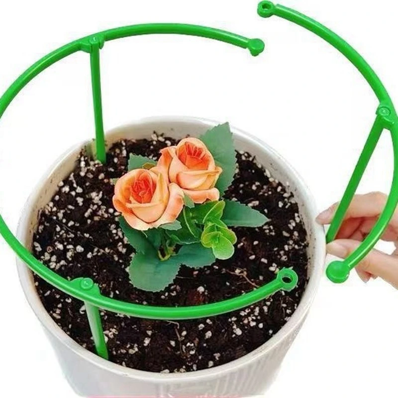 Suporte destacável para plantas, arranjo de estufa, suporte de haste de fixação de bonsai, suporte de flores de jardim, escalada de videira