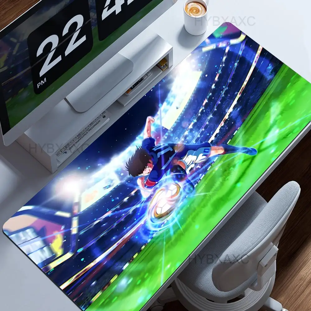 

Football Comics Captain Tsubasa Mouse Pad Anime game mause pads cs lol XXL Home HD Computer Desk Mats HYBXAXC