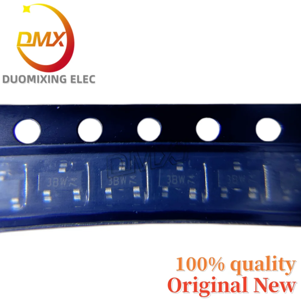 200PCS/Lot 100% New Original BC856B, 215 Silk Screen 3BW SOT23 PNP 65V 100mA 250mW SMD Transistor