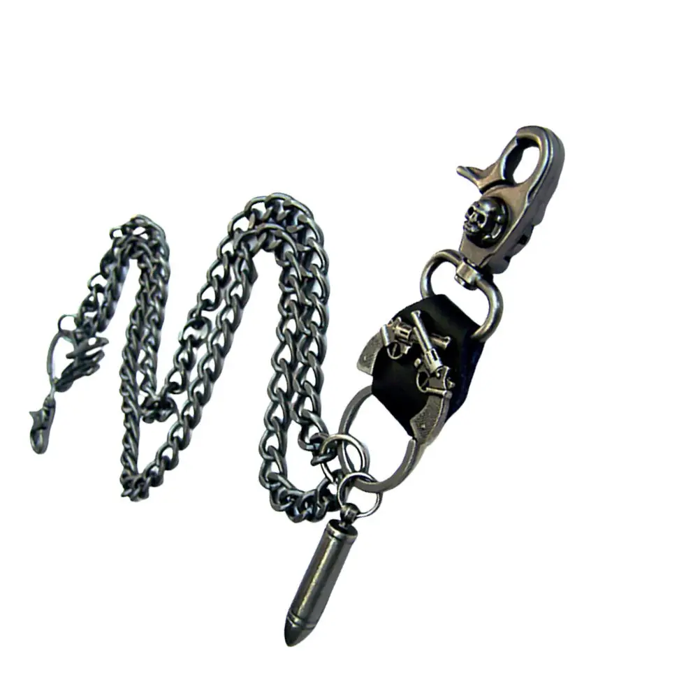 1Pcs Metal Pants Chain 60-80Cm Hip Hop Punk Trousers Chain for Jeans Pocket Watch Wallet Holder Boys Girls Fashion Decoration