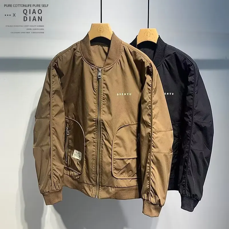 

Casual Baseball Jaet Men's Faion Trend Korean Version High-End Feelings Autumn New Sle Leisure Outerwear Workwear Jaet