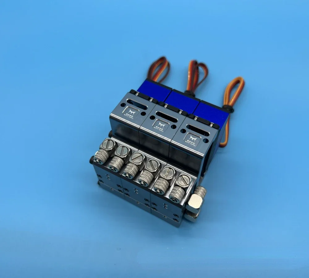 1/12 RC Excavator/Engineering Vehicle Series Model Accessories Neutral Oil Return Valve 2CH To 5CH RC Hydraulic Reversing Valve
