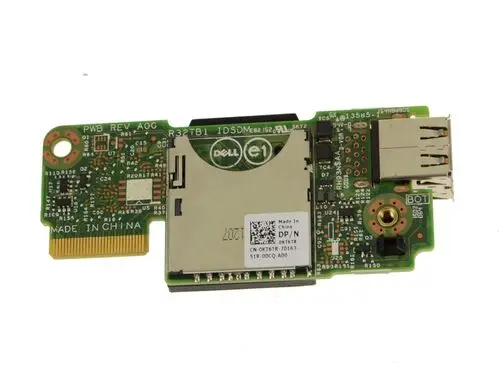 

Dell KT6TR iDRAC USB and vFlash Internal SD Card Reader with I/O Circuit Board for PowerEdge FC430 - 2 x USB Ports