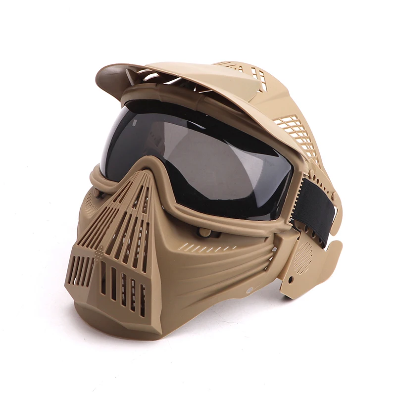 

Airsoft Mask Full Face Military War Game Head Protective Mask High Strength Paintbal Tactical Full Cover Mask